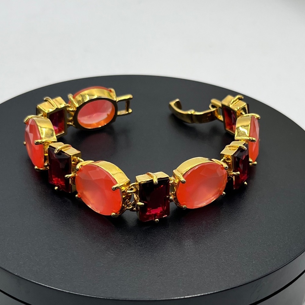 Kate Spade New York‎ Hancock
Park Orange Red Rhinestone Bracelet